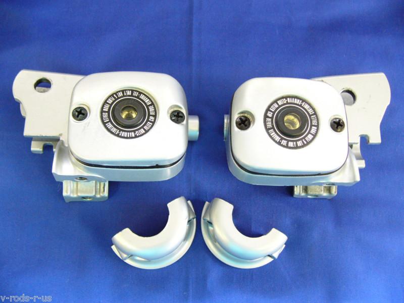 '02 -'05 harley v-rod silver master cylinder set, vrsc, clutch, brake