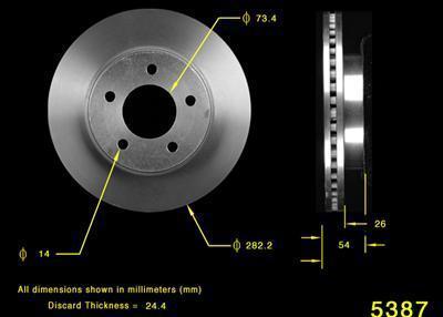 Bendix brakes brake rotor 145197