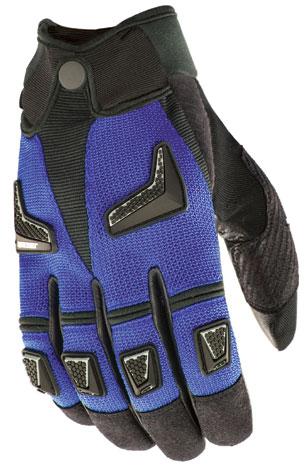 Joe rocket hybrid gloves blue black adult