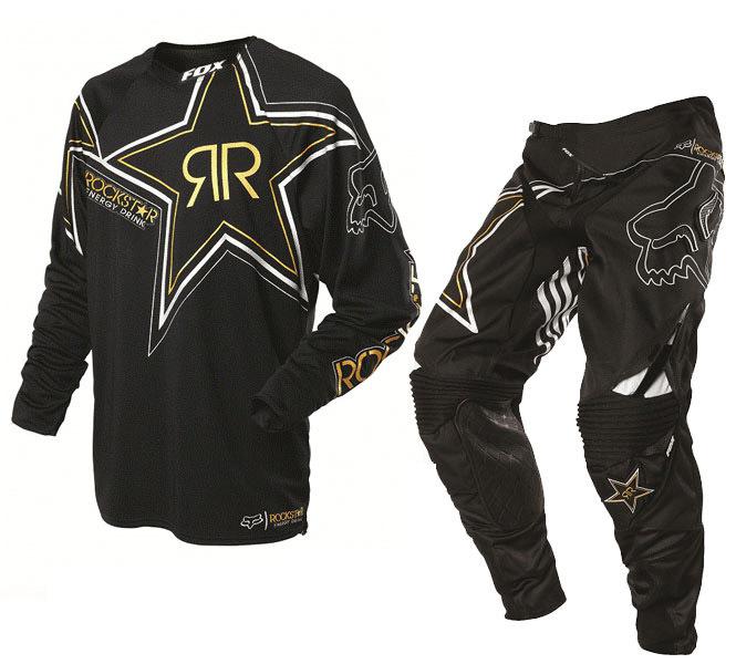 Fox 13 360 pants & jersey set rockstar matte black 30/m