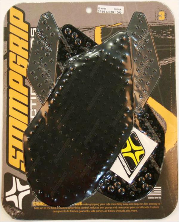 Stomp grip traction pad tank kit suzuki gsxr600 gsxr750 2004-2005 / black