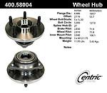 Centric parts 400.58004e front hub assembly