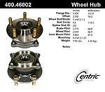 Centric parts 400.46002 rear hub assembly