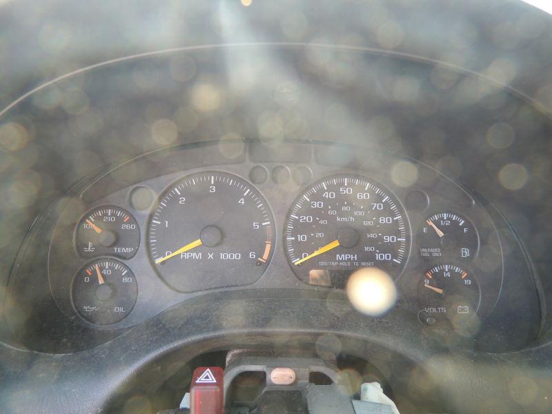 99 s10 blazer speedometer us at w/tachometer cluster w/floor shift opt d07