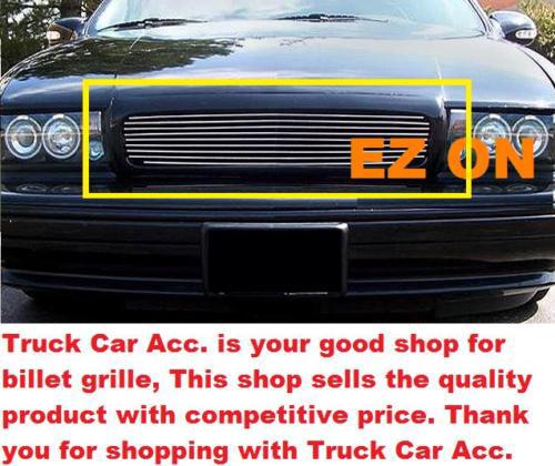 1994 95 96 chevy caprice billet grill grille insert 1pc upper