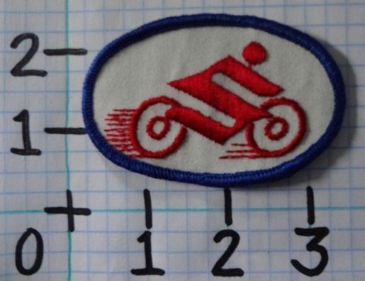 Vintage nos suzuki motorcycle patch from the 70's 013