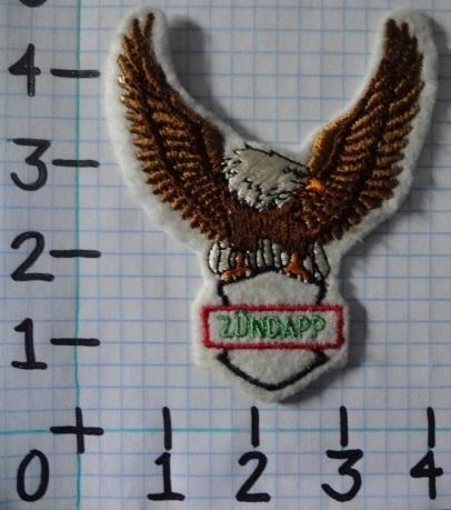 Vintage nos zundapp motorcycle patch from the 70's 009