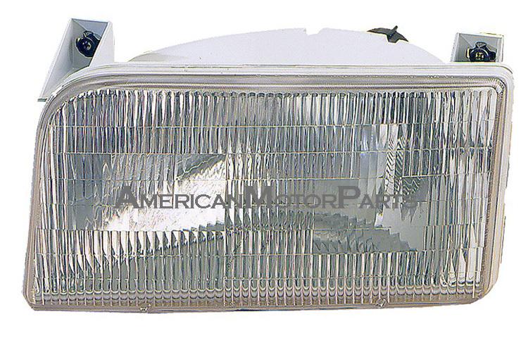 Right passenger side replacement headlight 92-97 ford f-series pickup bronco