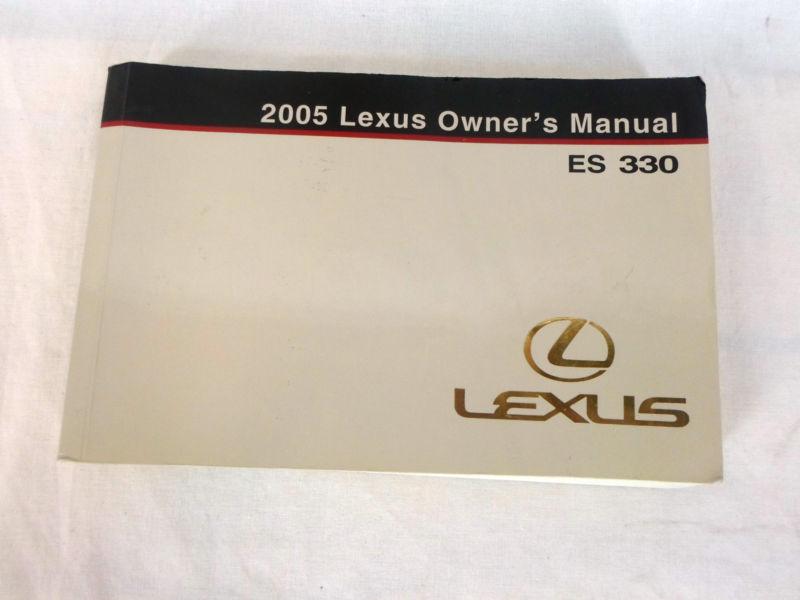 Owner's manual for 2005 lexus es330 oem free quick shipping