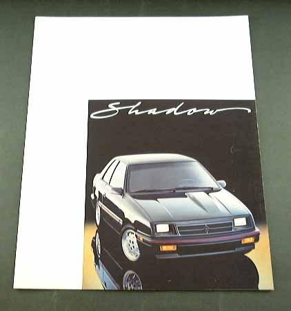 Purchase 1987 87 Dodge SHADOW BROCHURE 4dr 2dr in Riverside, California ...