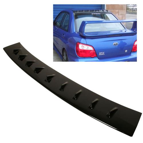 2002-2006 subaru impreza wrx sedan vortex generator shark style fin roof spoiler