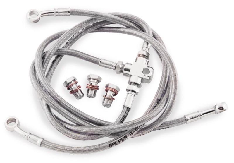 Galfer brakes superbike series brake line kit - clear  fk003d641sb-clr