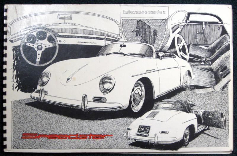 Intermeccanica speedster build book porsche 1970s