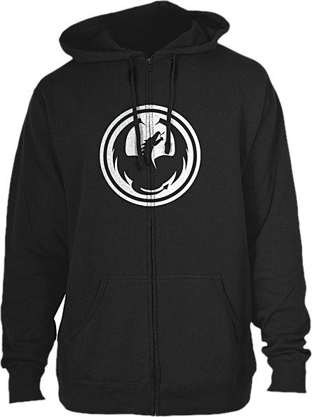 Dragon alliance icon zip hoody black large