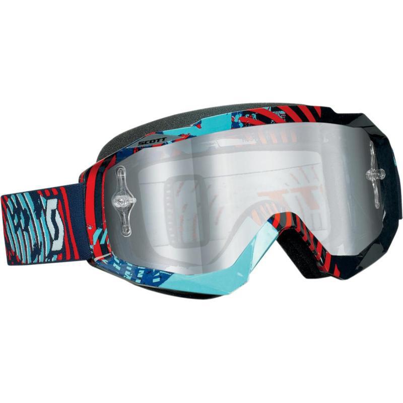 Scott usa hustle goggles vinyl red and blue/clear lens