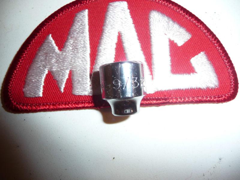 Mac tools 9/32" super short chrome socket, 3/8" drive, 6 point