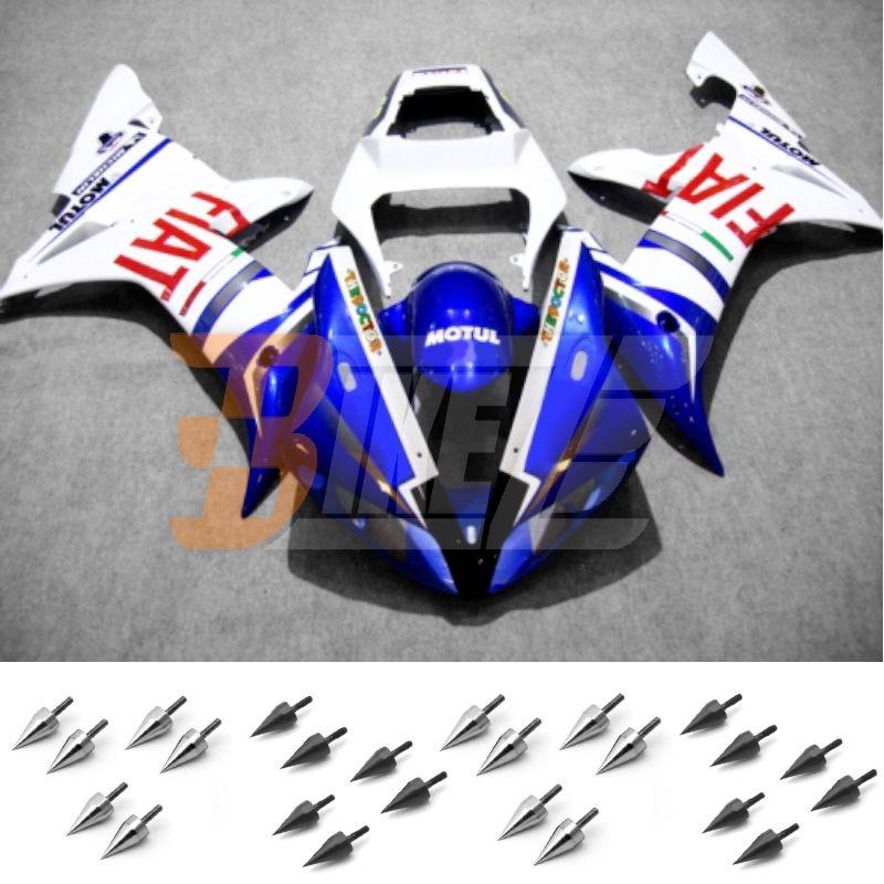 Bolt kit & injection fairing kit bodywork for yamaha yzf 1000 r1 2002 2003 ah