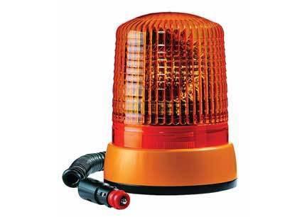 Hella kl7000m 12v halogen beacon with amber lens - magnetic