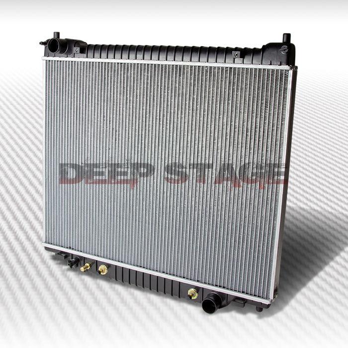 92-96 ford e350 econoline 7.3l v8 at/mt replacement aluminum 2-row core radiator