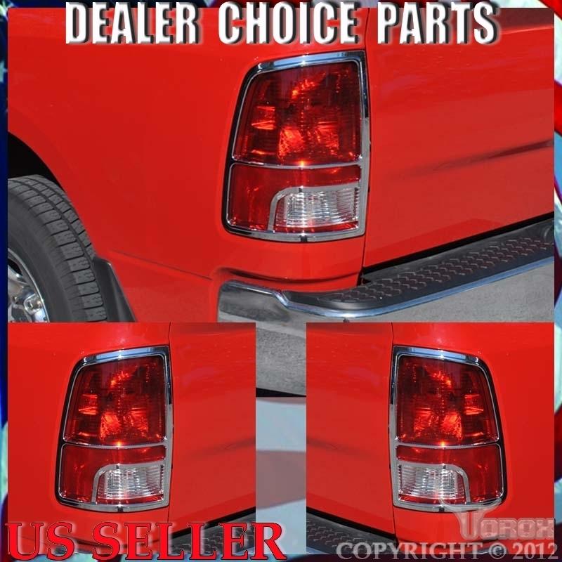 Dodge ram 1500 2009-2013 chrome taillight bezel