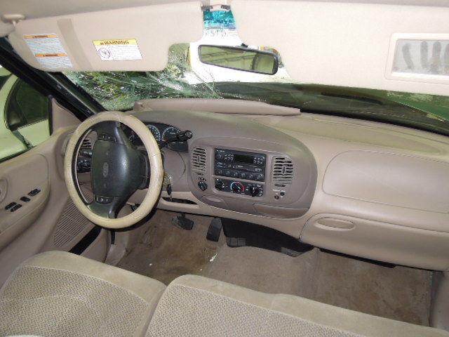 1999 ford f150 pickup sunvisor passenger rh tan w/mirror 2302166