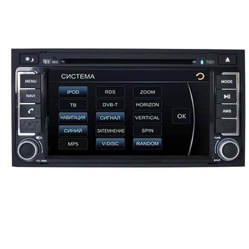 2din car gps navigation radio stereo ipod bt tv dvd player for 02-10 vw touareg