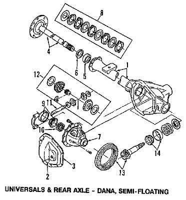 Ford tcaa1244a genuine oem factory original case bearing