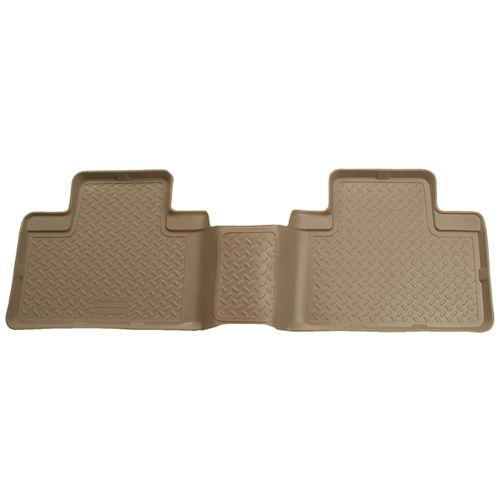 63883 husky liners tan 2nd row floor mats ford super duty super cab 2008-2010