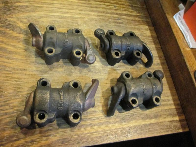 Harley 1948-1965 panhead rocker blocks & rocker arms matched set