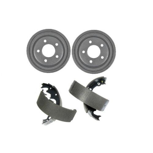 Rear brakes drums & shoes kit set for grand caravan voyager town & country