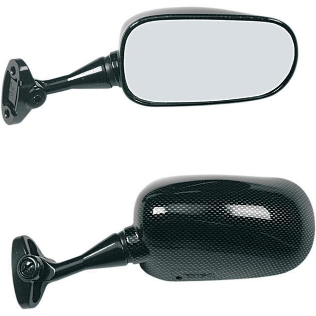 Emgo replacement mirror left carbon fits honda cbr929rr 2000-2001