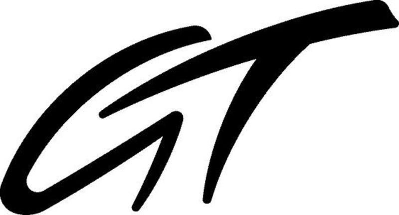 Gt symbol 12" car truck window vinyl sticker decal choose color 0121