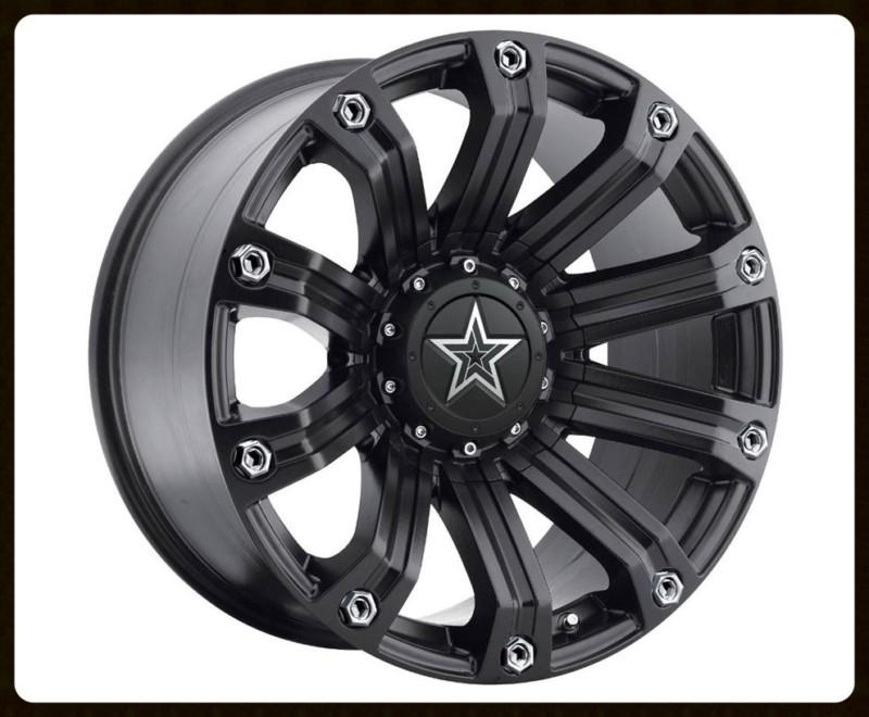 20" x 9" black tis 534b rims & toyo 33x12.50x20 open country m/t wheels tires