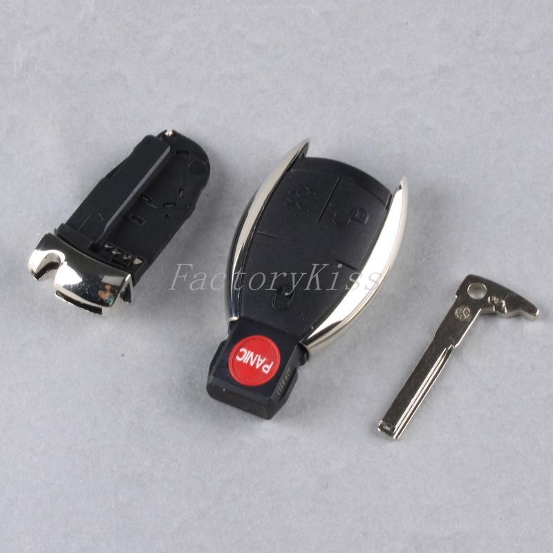 New remote key shell case mercedes benz uncut replacement empty shell 4 buttons