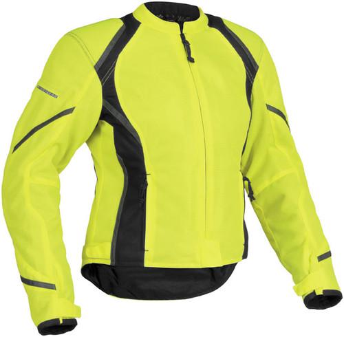 New firstgear mesh tex womens mesh jacket, dayglo, xs