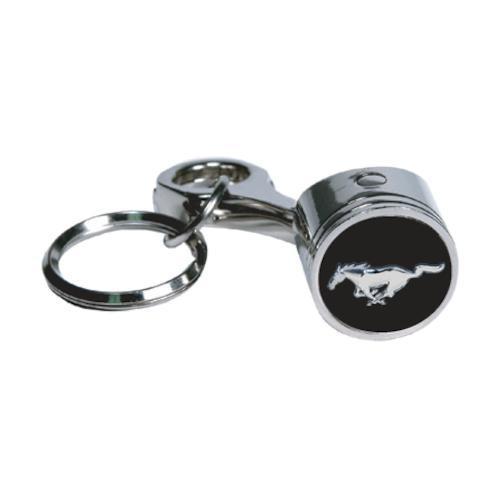 Mustang piston keychain motorhead -