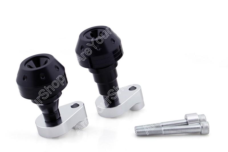 Frame sliders crash pads left right for yamaha yzf r6 2008-2012 black