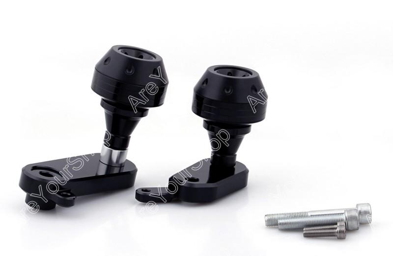 Frame sliders crash pads left right kawasaki zx6r 2009-2013 black