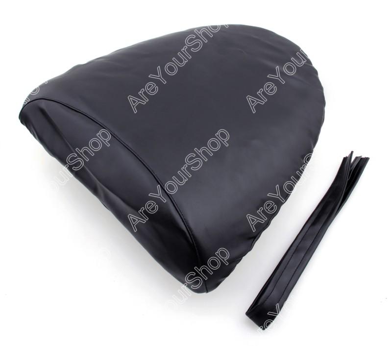 Passenger rear pu leather seat cowl cover pillon kawasaki zx10r 2004-2005 black