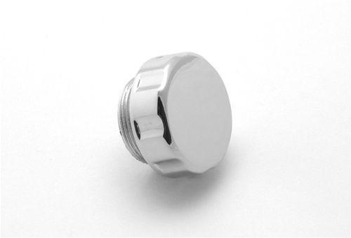 Chrome oil cap for kawasaki street bikes and cruisers