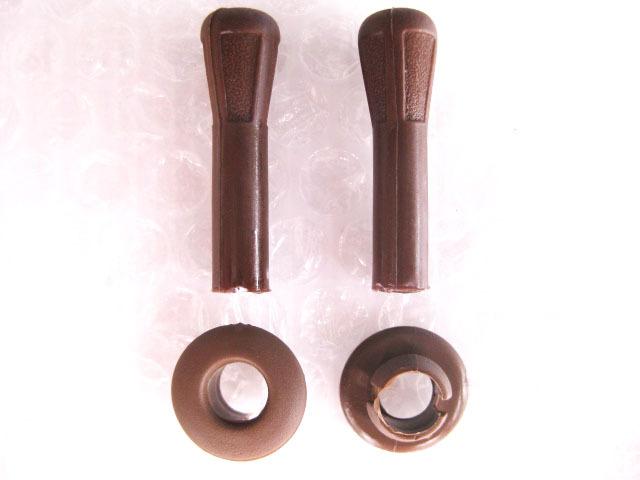 Nissan navara d21 hardbody big-m 1986-1997 door lock knob & surround 4pcs. brown