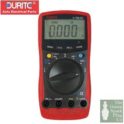 Tools - durite - hand-held auto ranging digital multimeter with data hold featur