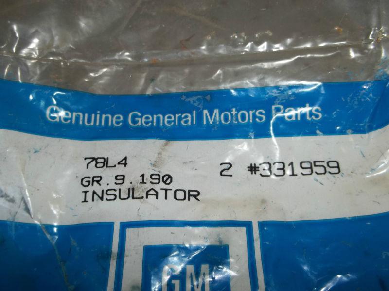 A/c condenser insulators - nos chevy - 331959