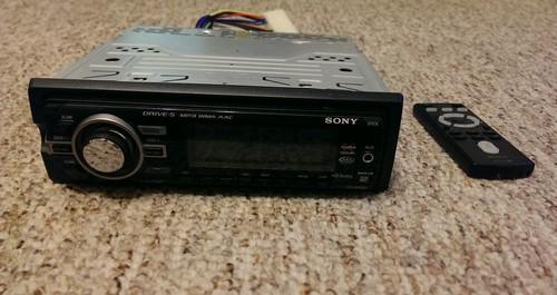 Sony cd player am/fm radio aux mp3 wma xplod cdx-gt520 hd/sat w/ faceplate car