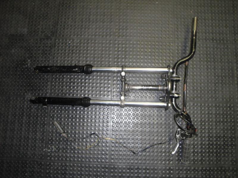 Suzuki jr 80 jr80 forks front forks front end oem forks clamps