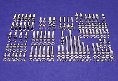 Ford small block 260-302 stainless steel engine hex bolt kit