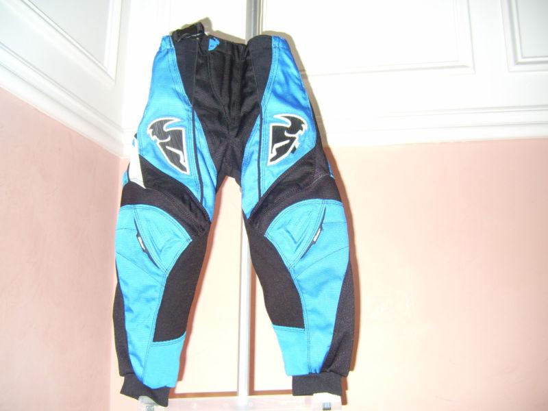 Thor boys/girls mx pants , blue size 18