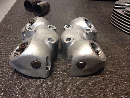 1972 triumph t100r daytona 500 intake & exhaust rocker box / fully rebuilt