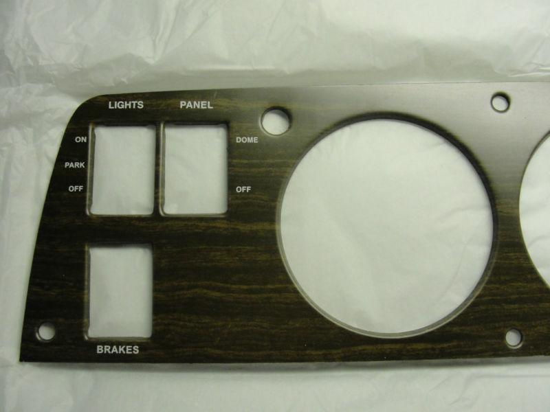 B body woodgrain rallye gauge bezel set