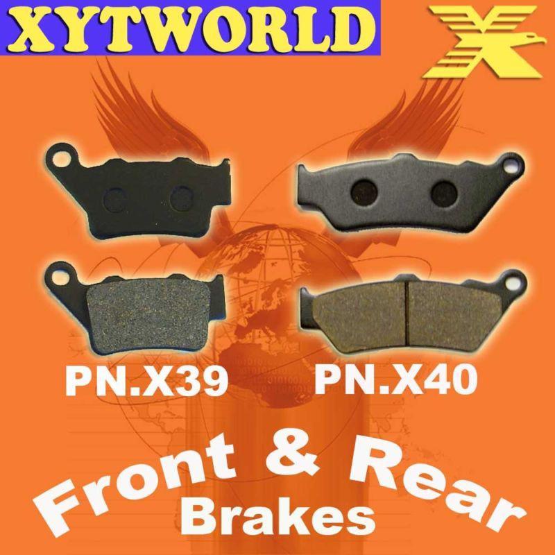 Front rear brake pads for ktm 690rally 690 rally factory replica 2007-2009